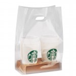 LDPE Die-cut Carrier Bag Clear 20*30+12cm (100pcs/pkt)