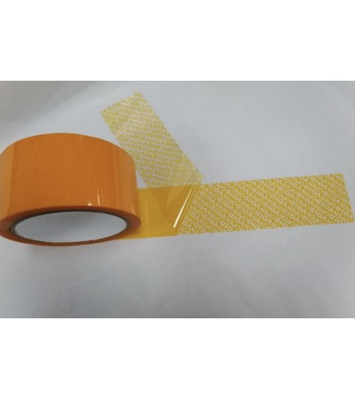 Tamper Evident Tape Yellow (Full Transfer) 48mm*50m