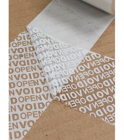 Tamper Evident Tape White (Full Transfer) 48mm*50m Tamper Evident Tape White (Full Transfer) 48mm*50m